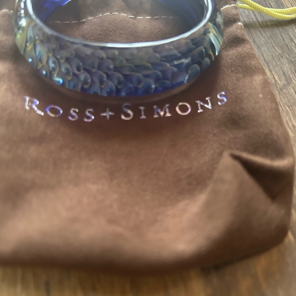 Ross-Simons Iridescent Blue Bangle - Picture 4 of 9